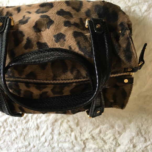 kate spade Rare Vintage Small Leopard Bag NEVER USED - Picture 7 of 13